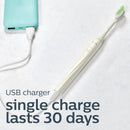 Philips One by Sonicare Rechargeable Toothbrush, Snow, HY1200/07 Philips Sonicare Store
