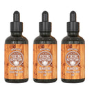 Beard Oil Conditioner - All Natural Cedarwood & Pine Scent with Organic Argan & Jojoba Oils - Softens & Strengthens Beards and Mustaches for Men (3 Pack) Viking Revolution Store
