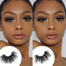 SY SHUYING 25mm Lashes 3D Faux Mink Lashes Fluffy Dramatic False Eyelashes 6D Wispy Long Handmade Fake Lashes Cruelty-Free & Reusable Thick Full Strip Eye Lashes Pack 4Pairs SY SHUYING
