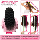 JIETAI T-Part Lace Front Wigs Human Hair Pre Plucked 150% Density Brazilian Virgin Loose Deep Wave Human Hair Wigs with Baby Hair 13x6x1 Lace Closure Wig For Black Women（24 inch,T-Part wig) JIETAI Store