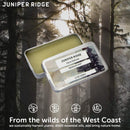 Solid Perfume | Wild-Harvested Essential Oil Blend | Unisex Fragrance | Travel Friendly | Redwood Mist | 0.5 Oz Tin JUNIPER RIDGE