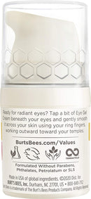 Burt's Bees Truly Glowing Reawakening Gel Eye Cream with Hydrate and Glow Complex, 0.5 Fluid Ounce Burt's Bees