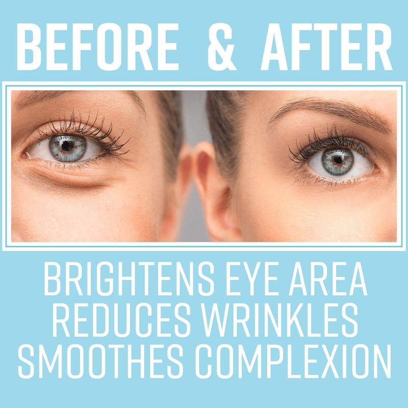 Revive Science Eye Cream - Under Eye Cream for Dark Circles and Puffiness with Collagen, Caffeine, Vitamin K, Niacinamide to Reduce Wrinkles, Fine Lines, Bags - Wake Up Anti Aging Eye Serum, 0.50 oz Revive Science