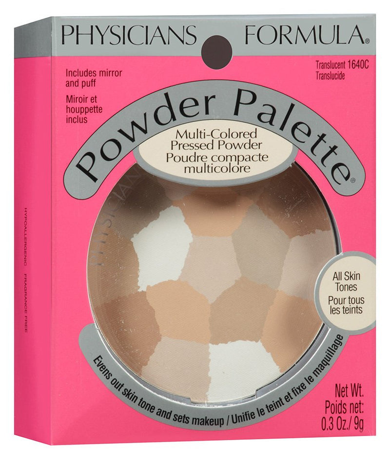 Physicians Formula Powder Palette Multi-Colored Pressed Powder Translucent Physicians Formula