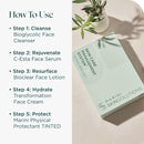 Marini SkinSolutions Skin Care Management System, Normal to Combination Skin with Physical Protectant Tinted SPF 45 - Cruelty Free - Made in the USA Infinity Warehouse