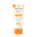 Aveeno Protect + Hydrate Moisturizing Body Sunscreen Lotion With Broad Spectrum Spf 60 & Prebiotic Oat, Weightless & Refreshing Feel, Paraben-free, Oil-free, Oxybenzone-free, 3.0 ounces Aveeno