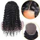 QTHAIR 14A Lace Closure Wigs (20 Inch) Brazilian Deep Wave Human Hair Wigs 4x4 Wigs for Black Women Pre Plucked with Baby Hair QTHAIR