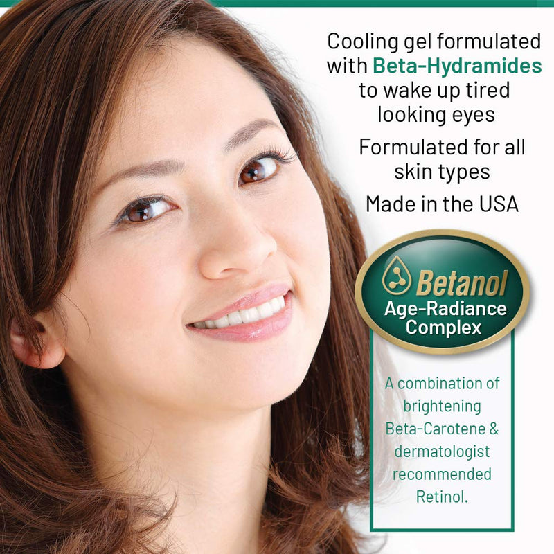 40 Carrots Carrot and Cucumber Eye Gel - Instantly De-ages and Wakes Up Tired Looking Eyes, Paraben Free .5 fl oz (14.8 ml) 40 Carrots