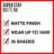 Maybelline New York SuperStay Matte Ink Liquid Lipstick, City Edition, Self-Starter, 0.17 Ounce Maybelline New York