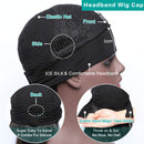 Headband Wig for Black Women Machine Made Human Hair Wigs Bob Deep Wave Human Hair Wigs 150% Density Brazilian Virgin Headband Short Headband Bob Wigs YISEA Store
