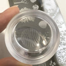PUEEN 35mm HD Chunky Transparent Soft Stamper and Scraper Set - Nail Art - Stamping Tools - CLEAR - BH000706 PUEEN