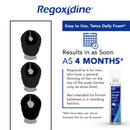 Regoxidine Men's 5% Minoxidil Foam (3 Month Supply) Helps Restore Vertex Hair Loss and Supports Hair Regrowth for Thinning Hair with Unscented Topical Aerosol Treatment Regoxidine
