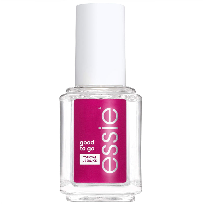 essie Good to Go Top Coat, Fast Dry + Shine Nail Polish, 0.46 Ounces (Packaging May Vary) essie