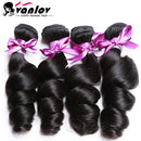 Brazilian Loose Wave Virgin Hair Bundles Brazilian Human Hair Weave Remy Hair Bundles Loose Wave 4 Bundles Brazilian Virgin Hair Weave Loose Wave Human Hair Extensions vanlov Store
