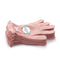 EvridWear Beauty Cotton Gloves with Touchscreen Fingers for SPA, Eczema, Dry Hands, Hand Care, Day and Night Moisturizing, 3 Sizes in Feather or Light Weight (6 pair S/M, Feather Weight Pink Color) Evridwear