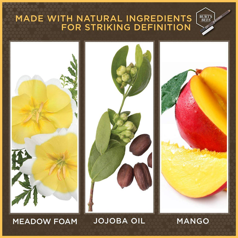 Burt's Bees Nourishing Eyeliner, Soft Black - 0.04 Ounce Burt's Bees