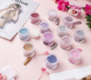Glitter Dip Powder for Nails 12 Colors Sparkle Dipping Powder Set for Professional and Beginners DIY Nails Dip Manicure Kits No Need UV/Lamp Acrylic Powder Set ETYJO