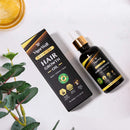 Hair Growth Oil Natural with Caffeine, Biotin and Castor - Hair Growth Oil for Stronger, Thicker, Longer Hair 1.7 oz VigorWell