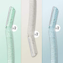 ennva Eyebrow Razor for Women | Dermaplane Facial Razor for Women Face | Hair Trimmer Face Razor for Women Body Use | Multipurpose Facial Hair Removal Disposable Blades Eyebrow Shaper Tool - 6pcs ENNVA