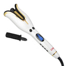 CHI Spin N Curl 1" Ceramic Rotating Curler In White, 1 Pound. Ideal for Shoulder-Length Hair between 6-16” inches. CHI