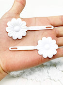 Tara Girls Self Hinge Plastic Bow Hair Barrettes Selection Pack Of 3 (COMBO17) Tara