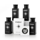 Purely | 150pc set | Hotel Soaps and Toiletries Bulk set | Airbnb Essentials for Hosts | Mini Travel Size Shampoo and Conditioner Sets | Bulk Travel Size Toiletries | Homeless Supplies Bulk Infinity Warehouse