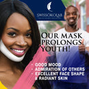 Double Chin Reducer V Line Lifting Mask Face Slimming Strap Chin Neck V Shaped Lift Tape Chin Up Patch V Up Contour Tightening Firming 5 pcs SWISSÖKOLAB Store