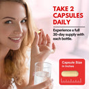 B12 with Hyaluronic Acid, Collagen and Folate – 25000 mcg B12 Complex | Maximize Absorption & Energy | Gluten Free USA Made, B1, B2, B3, B6, B7, B12 Vitamins 5000 mcg Methylcobalamin - 60 Capsules Infinity Warehouse