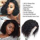 Glueless Short Bob Wigs Human Hair Lace Front Wigs Brazilian Virgin Human Hair 4x4 Lace Closure Curly Bob Wigs for Black Women Pre Plucked with Baby Hair Human Hair Wigs Deep Wave Bob Wig 10 Inch ORIGINAL QUEEN