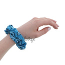 Light Blue Bandana Scrunchies Cotton Hair Bobble - Set of 2 Motique Accessories
