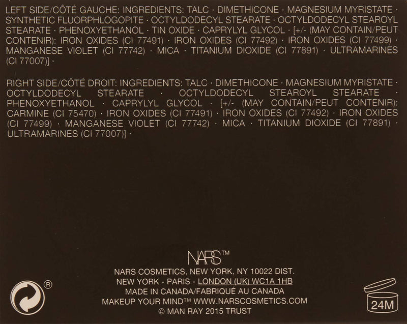 Duo Eyeshadow - Limited Edition Montparnasse (Iridescent Gold, Iridescent Deep Orchid) NARS