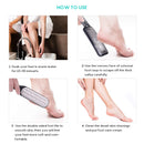 Feet Scrubber Dead Skin 5 Pack - KENED Foot File Callus Remover For Feet, Professional Pedicure Kit with 2 x Metal Foot Grater, 3 x Blue Double-Sided Pedicure Tools for Feet Care KENED