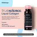 TrueScience Liquid Collagen Drink for Glowing & Firmer Looking Skin, Collagen Peptides Supplement for Women & Men, Anti-Aging, Skin Hydration & Radiance Support, 10 Bottles x 1.7 fl oz Infinity Warehouse