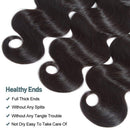 Brazilian Body Wave Human Hair Bundles 3 Bundles Body Wave Human Hair 100% Unprocessed Human Hair Weave 18 20 22 inch Body Wave Extension Bundles Natural Black Body Wave 3 Bundles for Black Women Seekomi