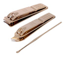 Three Seven (777) Travel Manicure Grooming Kit Nail Clipper Set (3 PCs, 78RG), MADE IN KOREA, SINCE 1975. Three Seven (777)