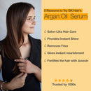 Global Keratin GK Hair Smoothing Serum - 100% Pure Organic Argan Oil 1.69 or 0.34 Fl. Oz Hydrating Strength Shine Dry Damaged Repair Anti-Frizz Moistures Nourishment GKhair Store