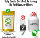 Organic Sulfur Crystals | 99.9% Pure MSM | Joints, Hair & Skin | 1 Pack | Organic Sulfur Crystals | 99.9% Pure MSM | Joints, Recovery, Hair, Skin & Much More | 100% Additive-Free | By Happy Body™ Infinity Warehouse