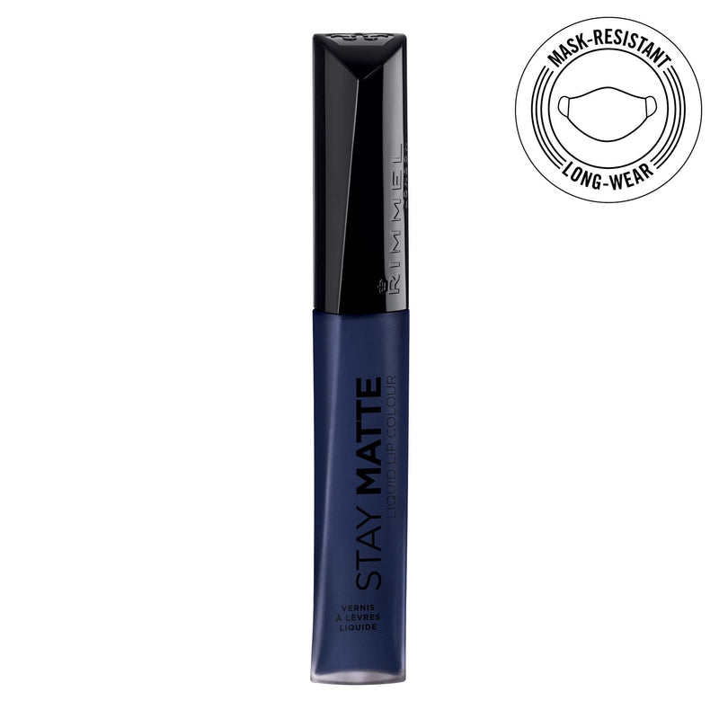 Rimmel Stay Matte Lip Liquid, Blue Iris, 0.21 Fl Oz (Pack of 1) Rimmel