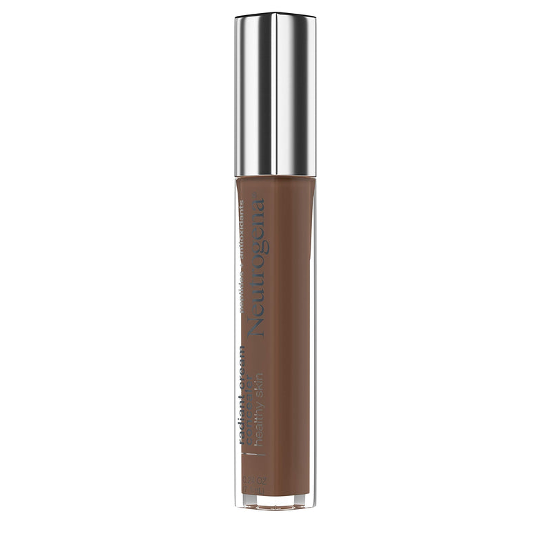 Neutrogena Healthy Skin Radiant Brightening Cream with Peptides & Vitamin E Antioxidant, Lightweight Perfecting Concealer Cream, Non-Comedogenic, Espresso Deep 03 with neutral undertones, 0.24 oz Neutrogena