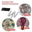 U Shaped Hair Pins, IKOCO 80pcs of Bun Hair Pins for Women Girls with Storage Box(2.4 Inch) IKOCO