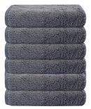 Sinland Microfiber Face Cloths for Bath Reusable Makeup Remover Cloth Ultra Soft and Absorbent Washcloths for Baby 12Inch x 12Inch (12pack, Grey) SINLAND