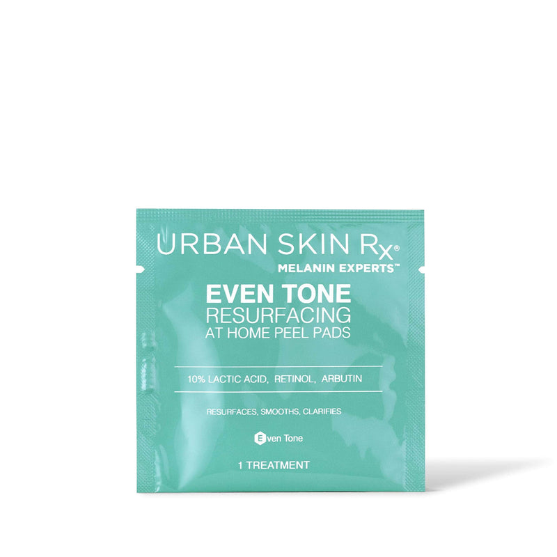 Urban Skin Rx Even Tone Resurfacing At Home Peel Pads | Pre-Soaked Treatment Pads Resurface, Smooth, and Improve the Appearance of Uneven Skin Tone. Formulated with Lactic Acid and Retinol |12 Count Urban Skin Rx