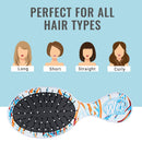 Wet Brush Osmosis Mini Detangler - Flowing Coral - Detangling Travel Hair Brush - Ultra-Soft IntelliFlex Bristles Glide Through Tangles with Ease - Protects Against Split Ends and Pain-Free Wet Brush