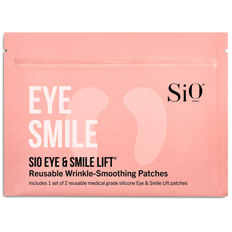 SiO Beauty Eye & Smile Lift | Eye & Smile Anti-Wrinkle Patches 2 Week Supply | Overnight Smoothing Silicone Patches for Wrinkles and Fine Lines SiO