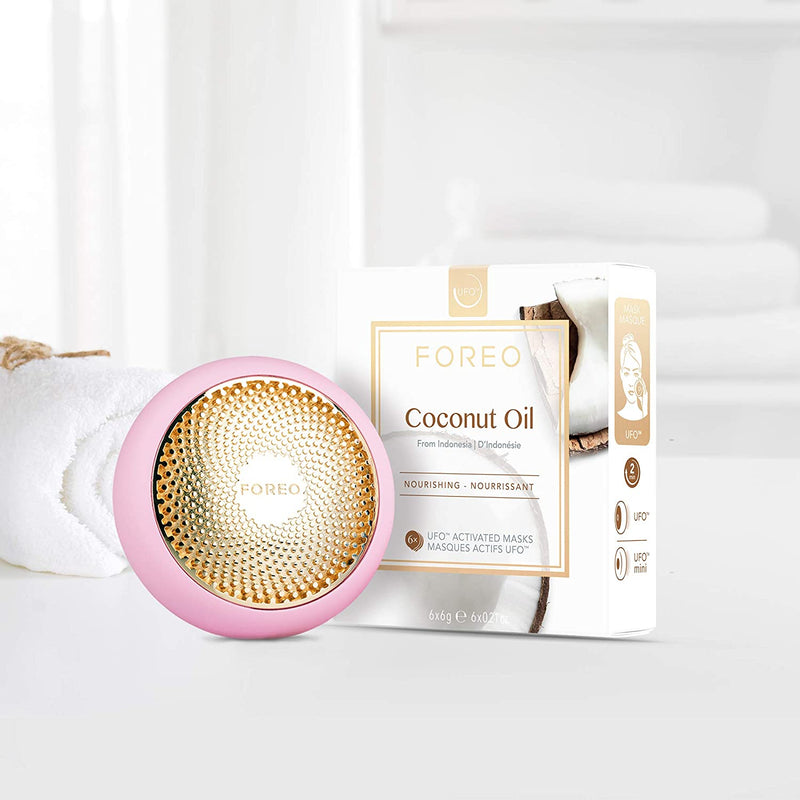 FOREO UFO activated mask Coconut Oil Beauty Coquette