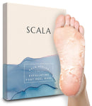 Foot Peel Exfoliating Mask (2 pack) - Deep Skin Exfoliation for Dry Cracked Feet, Calluses, and Rough Heels for Men & Women. Get Baby-Soft and Smooth Feet with Scala Foot Peel Mask Scala