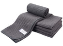 SINLAND Premium Microfiber Washcloth Makeup Remover Cloth Waffle Weave Facial Cleansing Cloth Face cloth and Body Cloths 6 Pack 13 Inch x 13 Inch Grey SINLAND