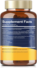 Chlorophyll Body Deodorizing Supplement with Probiotic & Prebiotic, Magnesium, Zinc, L-Glutamine Deodorant Supplements for Women & Men, 120 Count Infinity Warehouse