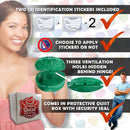 QUIST (TM) Solid Orthodontic Retainer Case (Black) The Original Quist Dental