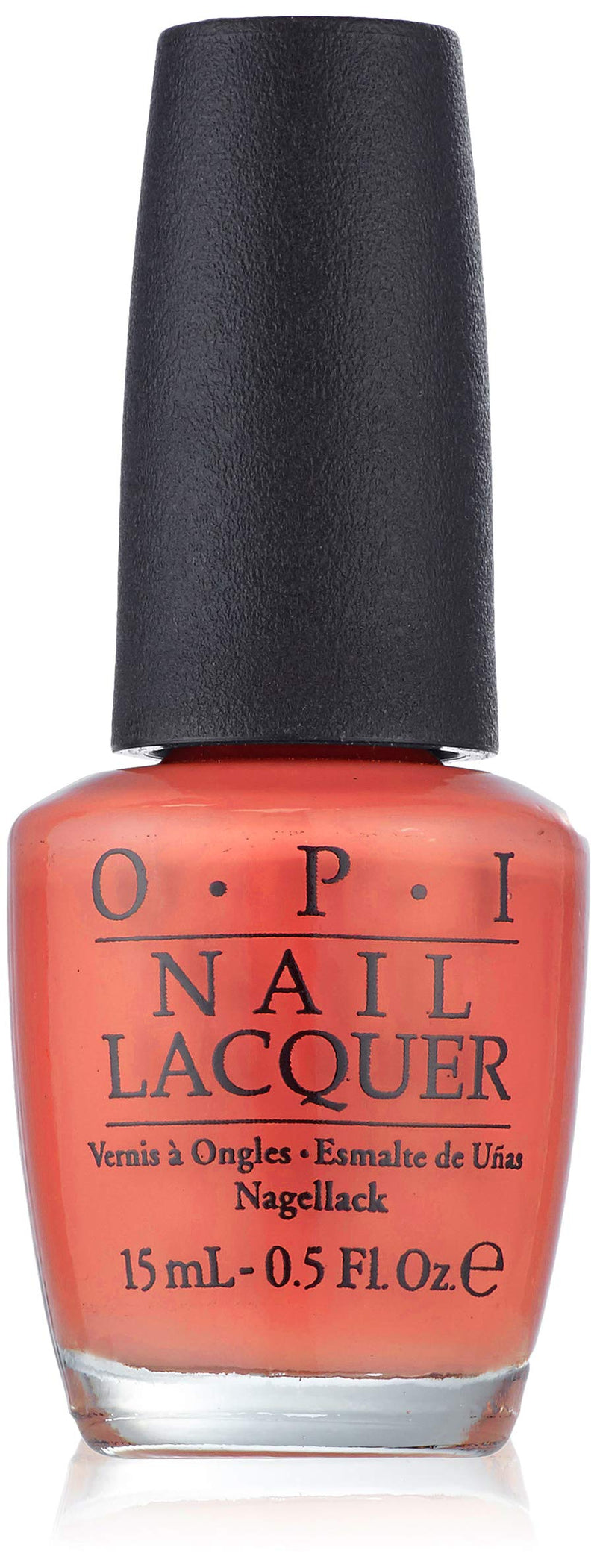 OPI Nail Lacquer, Aloha from OPI, Orange Nail Polish, Hawaii Collection, 0.5 fl oz OPI